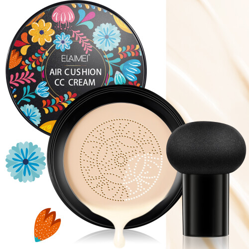 (Ivory white) Base corretiva Little Mushroom Cushion CC Cream