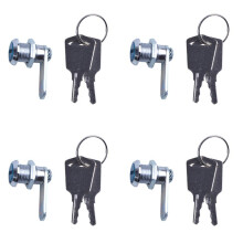 4X Cam Lock Desk Drawer Lock 16MM + 8 Keys for Arcade Cupboard Mailbox File Cabinet