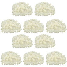 Plastic Cylinder Spacer Washer 7mm x 3.2mm x 6mm 1000 Pcs Ivory