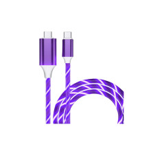 Egy-három streamer adatkábel, Apple Android TypeC mobiltelefonok gyors töltésére alkalmas, három az egyben fénykibocsátó