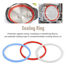 3 Pack Sealing Rings for Foodi 8 Quart Silicone Gasket Accessories Rubber Sealer Replacement for Air Fryer
