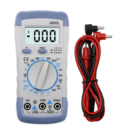 A830L LCD Digital Current Voltage Tester Module for Detection  AC Voltage Freguency Digital Display Meter 1