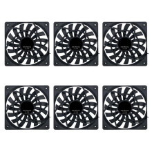 6X Mute 120mm 12cm PWM Cooling Fan Slim 12mm,New 120X120X12mm 12V 0.25A 1400RPM Computer PC Case Chassis Cooler Quiet