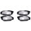 2Pair Front Left&Right Car Headlight Lens Light Cover for  A4 B8 2008-2012 1