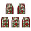 5X Linho Vermelho e Preto Xadrez Xadrez Corredor de Mesa de Natal 72 Polegadas Longa Sazonal Inverno DecoraçãO de Mesa de Natal 1