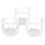 Tile Leveling System Clips - DIY Tiles Leveler Spacers - Tile Leveling System for Tile Installation (1/8 Inch) (500Pcs) 1