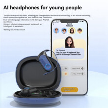 AI Translation Earbuds Real ,164 Languages Translator Ear Buds,for Outdoor Sports Travel Business Learning