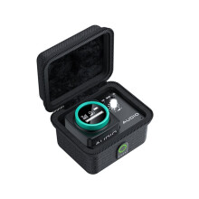 Sistema di Monitoraggio In-Ear Wireless, Sistema IEM Stereo Aggiornato A Bassa Latenza con Custodia di Ricarica, Display A LED e Paio Automatico.