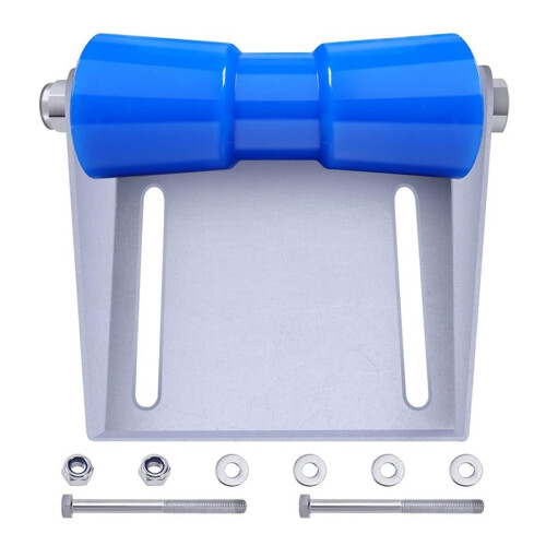 Boat Trailer Rollers with Bracket Keel Roller Assembly Kit for Boat Trailer, Boat Trailer Keel Roller Bracket