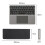Wireless Foldable Bluetooth Keyboard with Touchpad - Keyboard & Mouse 6