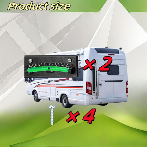 RV Level Bubble Graduated Scale Stick  Leveling System,High Visibility Bubble for ,Trailer,Caravan & RV 2 Pack 1