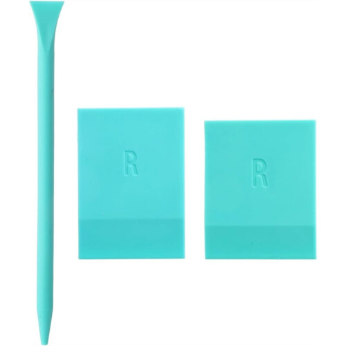 3 Pack  Rubber Squeegee - Optimized for Use with Mesh Backed Stencils and Transfers -  Squeegee