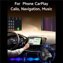 Kabellose CarPlay- und für Android Auto-2-in-1-Box, Plug-&--Box, Kabelgebundener zu Kabelloser Dongle, CarPlay Box