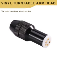Bras de Platine Vinyle Haute Fidélité avec Connecteurs de Prise 5 Broches Intégré pour un Son Clair