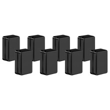 8 Pairs Heavier Magnetic Drapery Weights, Plastic Wrapped Waterproof Curtain Magnets for Home Decor, Outside Curtain