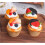 1set/6PCS Realistic Artificial Cupcake Set - Fake Simulation Bread Dessert for Decoration Display Props,Party Props 6