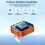 2in1  Wired to Wireless CarPlay Dongle Wireless Android Auto Adapter  5.2 USB Plug and  Orange 1