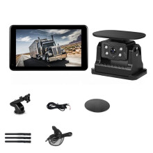 7" IPS Display Car Monitor with Wireless Solar Reversing Camera Wide Angle and BSD Integrated Car Control Screen