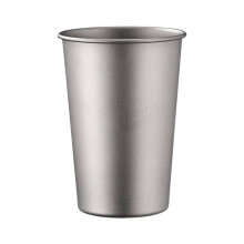 400 Ml Ölmugg i Ren Titan, Enkelskiktad, Ultralätt Kaffemugg, Stapelbar, Bärbar, Utomhuscamping, Dryckesutrustning