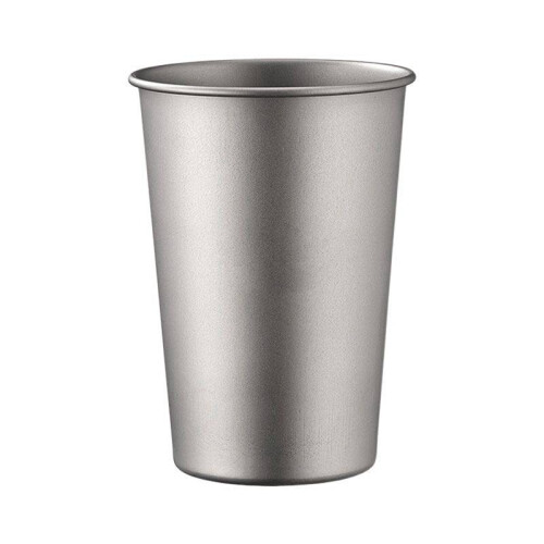 400ML Pure Titanium Beer Cup Single-Layer Ultralight Coffee Mug Stackable Portable Outdoor Camping Drinkware Equipment