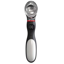 Paletta per Gelato Riscaldata Ricaricabile con 3 Livelli di Regolazione Della Temperatura per Gelato Duro, Display A LED e Facile da Pulire.