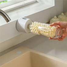 Electric Cup Scrubber Glass Cleaner for Sink Kitchen, 360 Rotating Cup Cleaning Brush Gadgets for Mugs, Baby Bottles