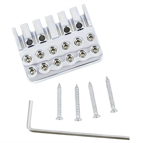6 String Locking Nut Guitar Bridge String Locks for Headless Electric Guitar Replacement Parts 1