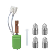 Upgraded Hotend Kit with 4pcs 0.2/0.4/0.6/0.8mm Nozzles for Kobra S1/S1 Combo 3D Printer Parts