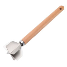 304 Stainless Steel Meat Masher, 6-Blade Ground Beef Chopper Tool , Masher Hamburger Smasher , Tool for Kitchen Cooking