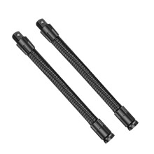 2 Stuks 1/2 Inch Flexibele Asverlengstukken, Momentsleutels, Ratelsleutels, Flexibele Verlengstang voor Autoreparatie, 9,8 Inch