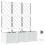 VidaXL vidaXL Garden Planter 3 pcs White Plastic 2