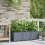 VidaXL vidaXL Garden Planter 3 pcs LiGht Grey Plastic 3