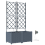VidaXL vidaXL Garden Planter 2 pcs LiGht Grey Plastic 2