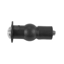 3X Toilet TOP FIX Hinge Hole Fixings Well Nut Screw Rubber Back to Wall Pair