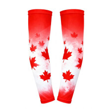 Manchons de Bras à Motif Drapeau, Rafraîchissants, avec Protection Solaire et Compression, pour Hommes et Femmes, pour Encourager Leur Équipe Lors