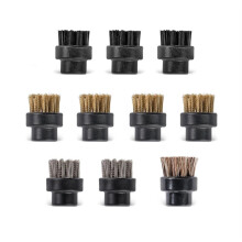 10-Delige Assortimentsborstels voor Dupray Stoomreiniger Accessoireset, Borstelkop voor Het Reinigen van Voegen, Tegels, Oven, Auto, Barbecue,