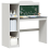 VidaXL vidaXL Desk with Open Storage and Chalkboard ROROS White and Grey 3
