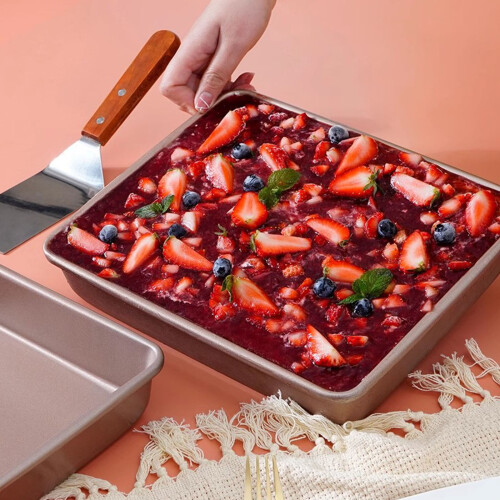Heavy Duty Smooth Baking Pan Party Serving Tray Ideal For-S 2