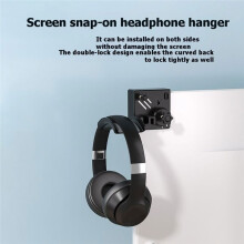 Monitor-Kopfhörerständer, Verstellbare Klemmhalterung für Headsets, Kopfhöreraufhänger, Headset-Ständer für Unter Den Schreibtisch