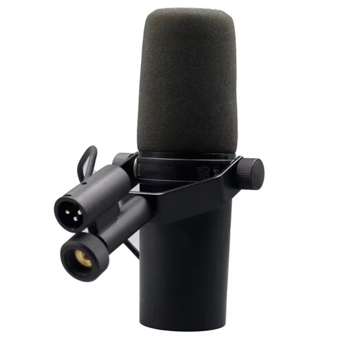 Microphone Dynamique de Type SM7B, Microphone de Diffusion XLR pour Podcast, Streaming, Voix Off, Enregistrement en Studio et Home Studio