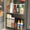 2Pcs Modern Kitchen Storage Solution Hanging Rack-S White 3
