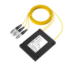 FC/UPC Fiber Optic Splitter Box PLC Splitter ABS Box Fiber Optical Splitter Fiber Optic Splitter Box 1/2