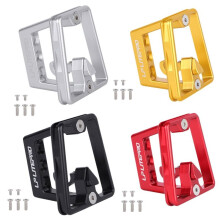 LP Litepro Set di 4 Supporti Pieghevoli per Borse Anteriori da Bicicletta, Compatibili con Cestini per Biciclette per , con Base di Montaggio