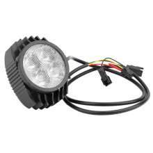 Reflektor z Klaksonem do Hulajnogi Elektrycznej do M4/M4 Pro 12-80 V 2 w 1 z Klaksonem i Światłami, Lampa Ostrzegawcza Nocna