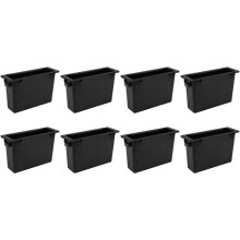 8X Bilstereo Radio InstrumentbräDa FöRvaringsbox Montering 1Din Pocket Kit FöRvaringsbox TillbehöR InteriöR för