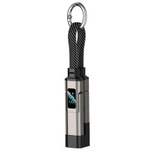 65W 4 in 1 Digital Display Fast Charging Keychain Data Cable Intelligent Digital Display Wire for Iphone17 for Android