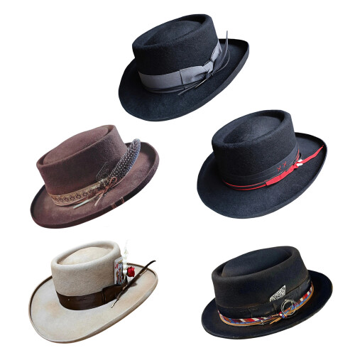 Stage Performances Hat Sweatproof Hat Fisherman-Black hemming 1