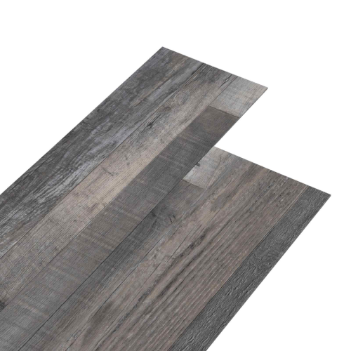 VidaXL vidaXL Bodenplanken Grau 5,26 m² 18 Stk. PVC 1