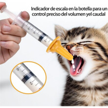 Puppy & Kitten Bottle Feeding Kit Newborn Pet Nursing Bottles with Nipples Hand Feeding Set for Baby Dogs Cats Rabbits