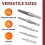 Screw Extractor Set,10 Pcs Screw Extractor,1/4inch Hex Shank Broken Screw Extractor,Screw Remover & Extractor Bit Set 6